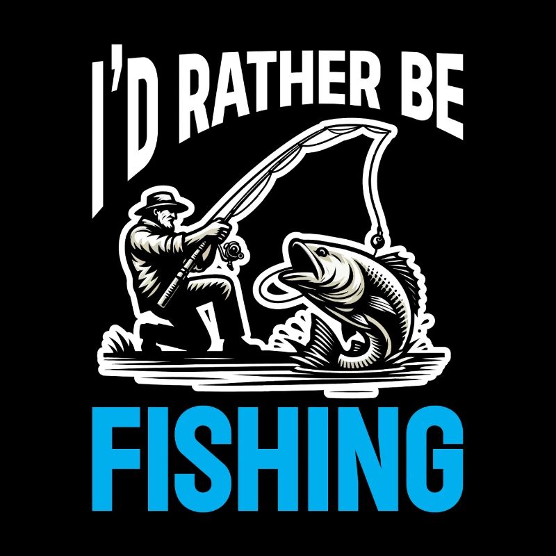 Conception de pêche Fish Lover Fisherman