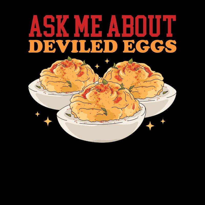 Gefüllte Eier Deviled Eggs Geschenk