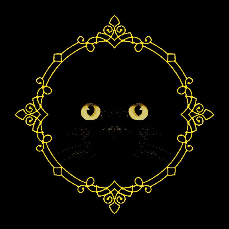Badge Chat Noir - Pixel Art