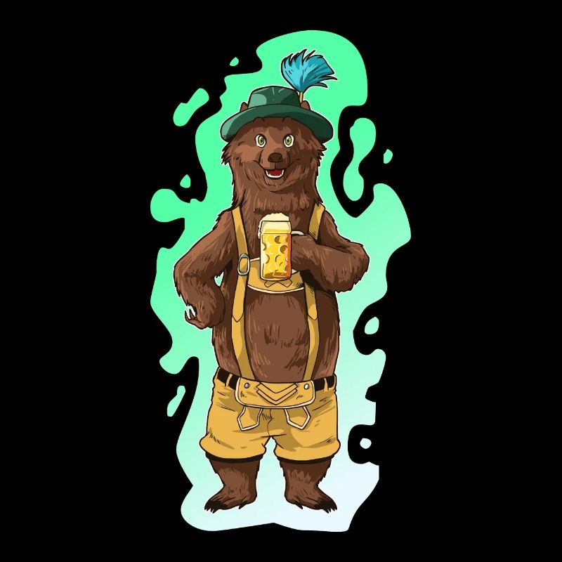 Beer Bear Bayern Lederhose Gift