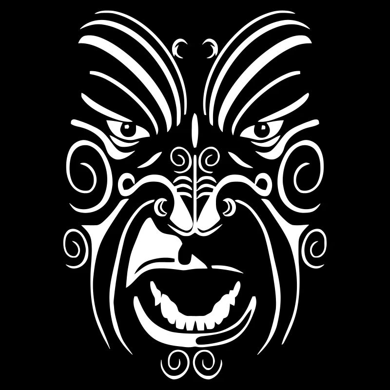Visage Maori Tatouage