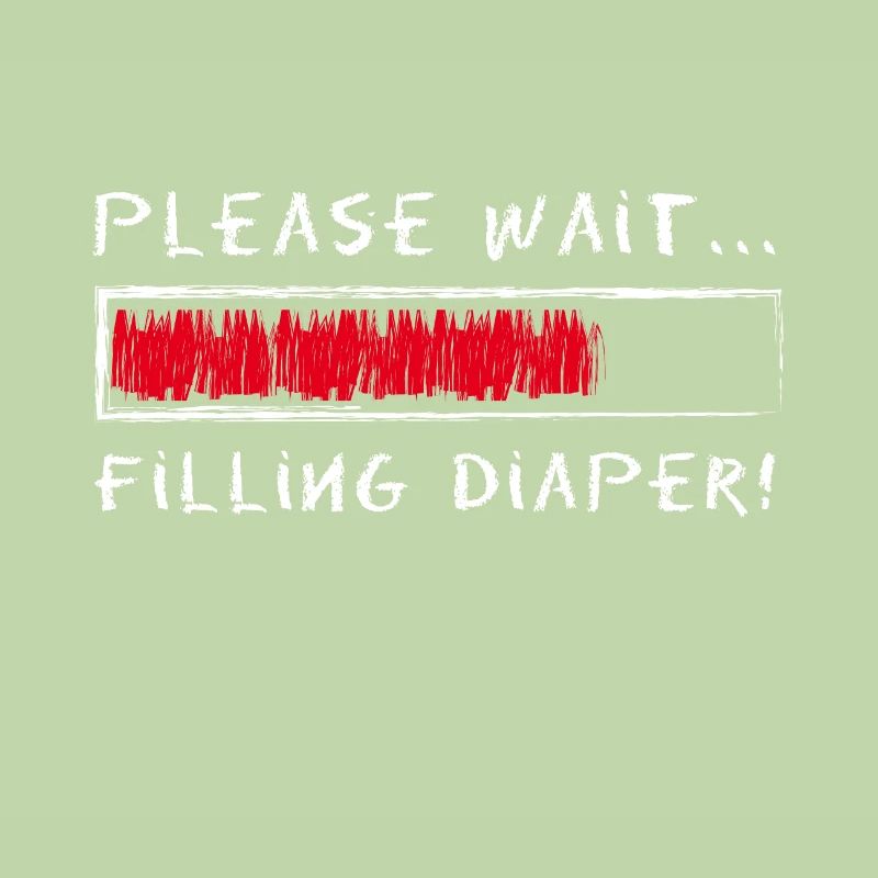 Please Wait Filling Diaper Loading