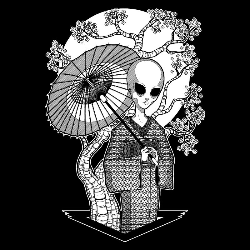 La Geisha extraterrestre - Version noire