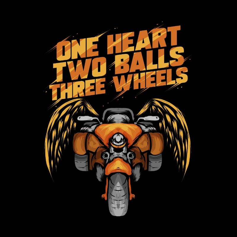 One Heart Two Balls Three Wheels - Triker Angel