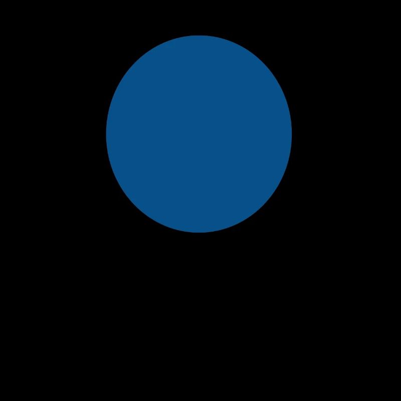 Circle in blue