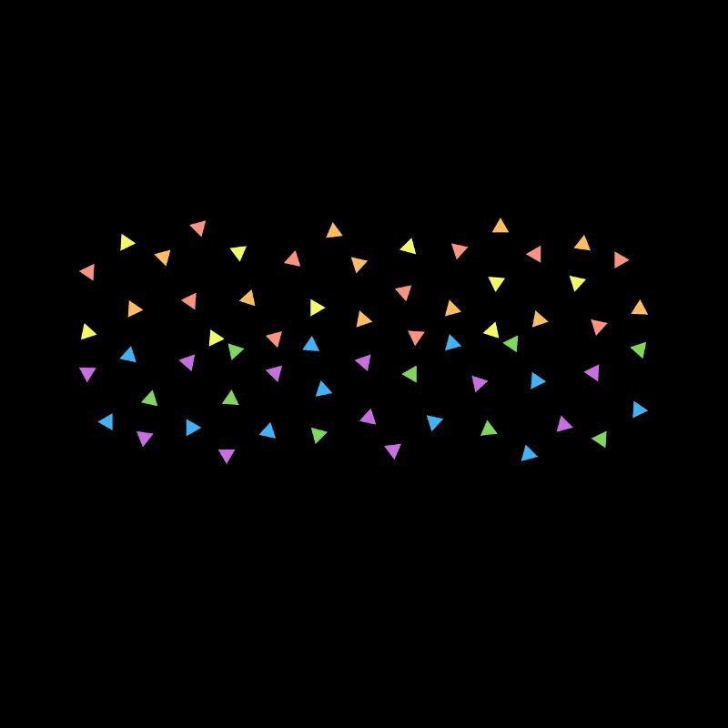 Gay pride triangles