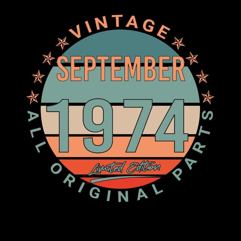 September 1974 Vintage Geschenkidee