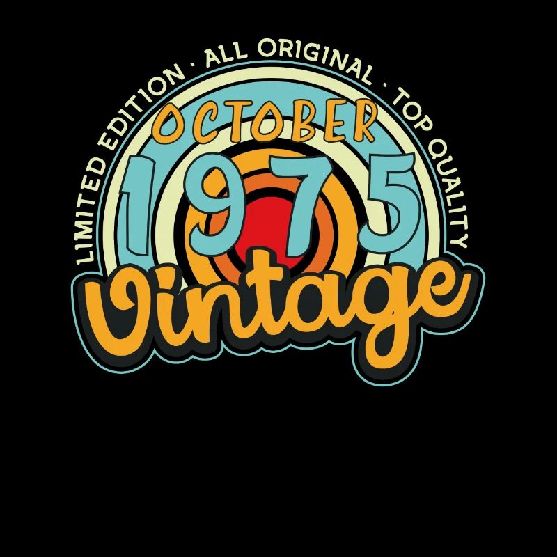 Octobre 1975 Vintage