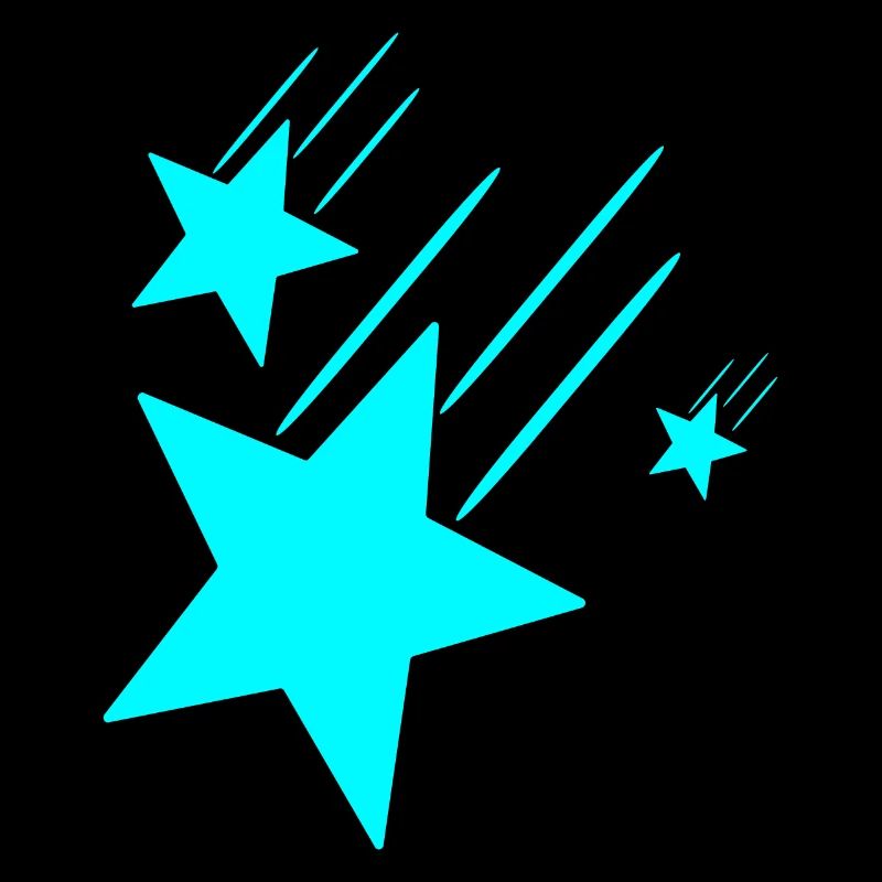3 étoiles turquoise