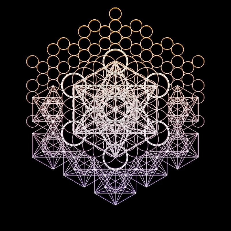 Métatrons Cube Géométrie Sacrée Connectée