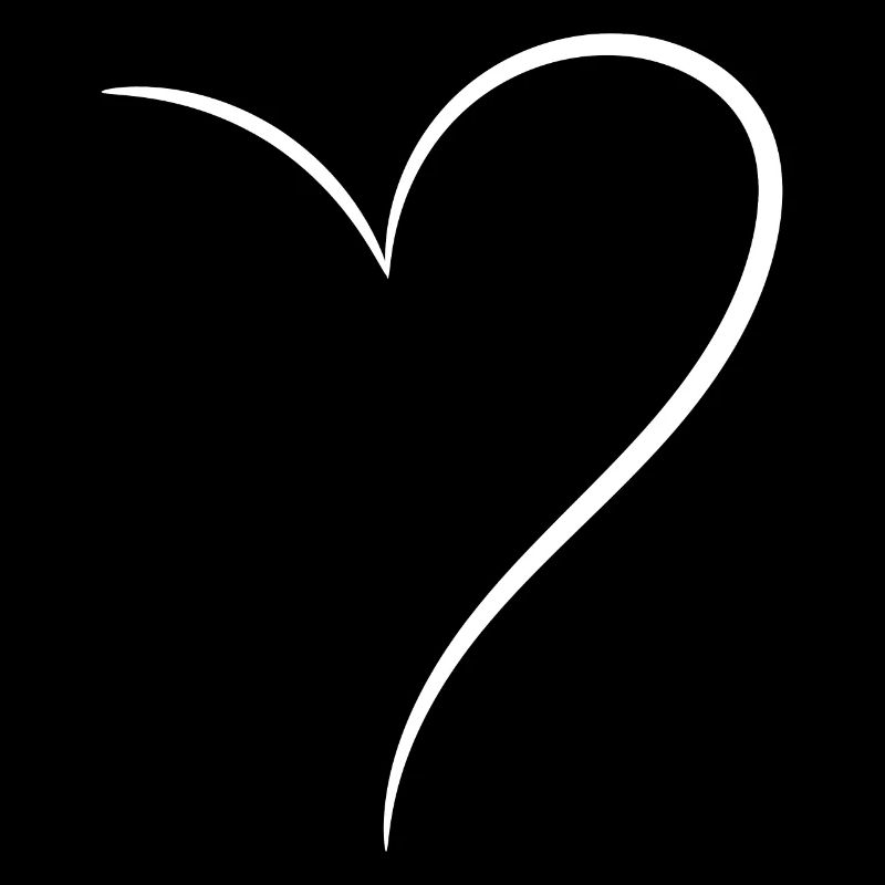 Half White Heart