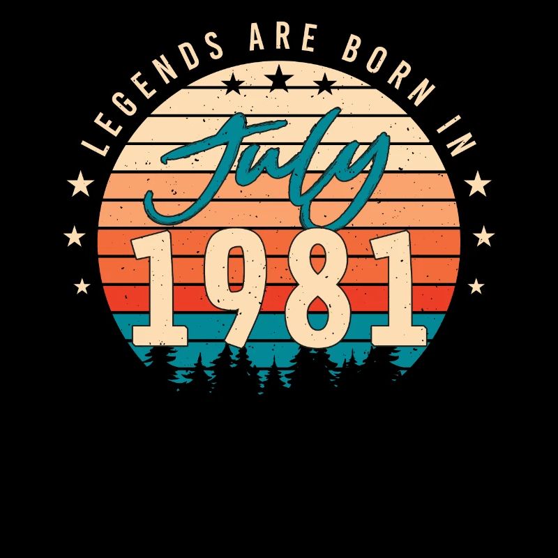 Geburtsjahr 1981 Juli