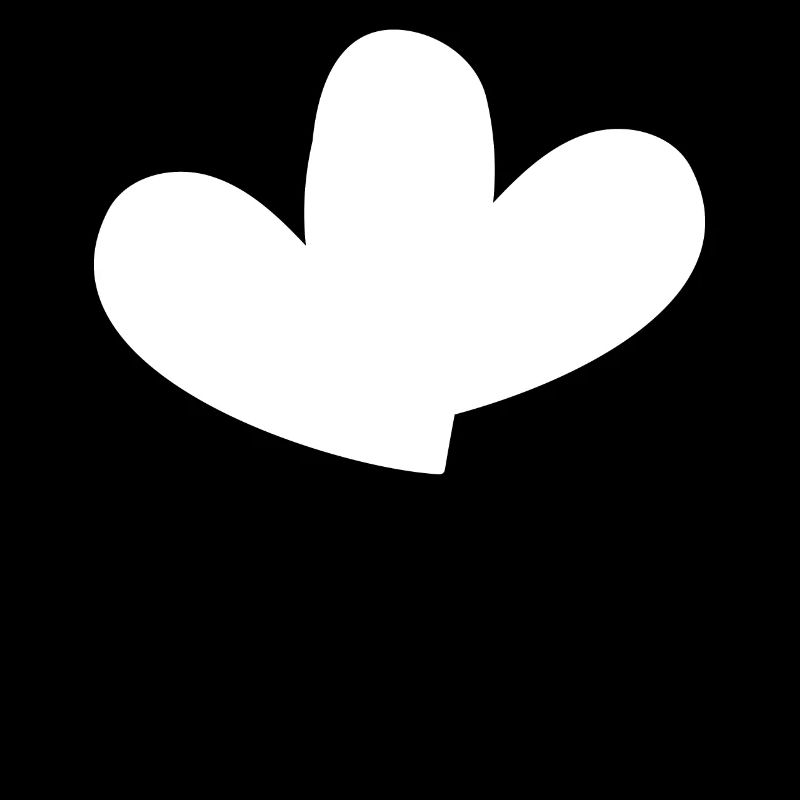 Double White Heart