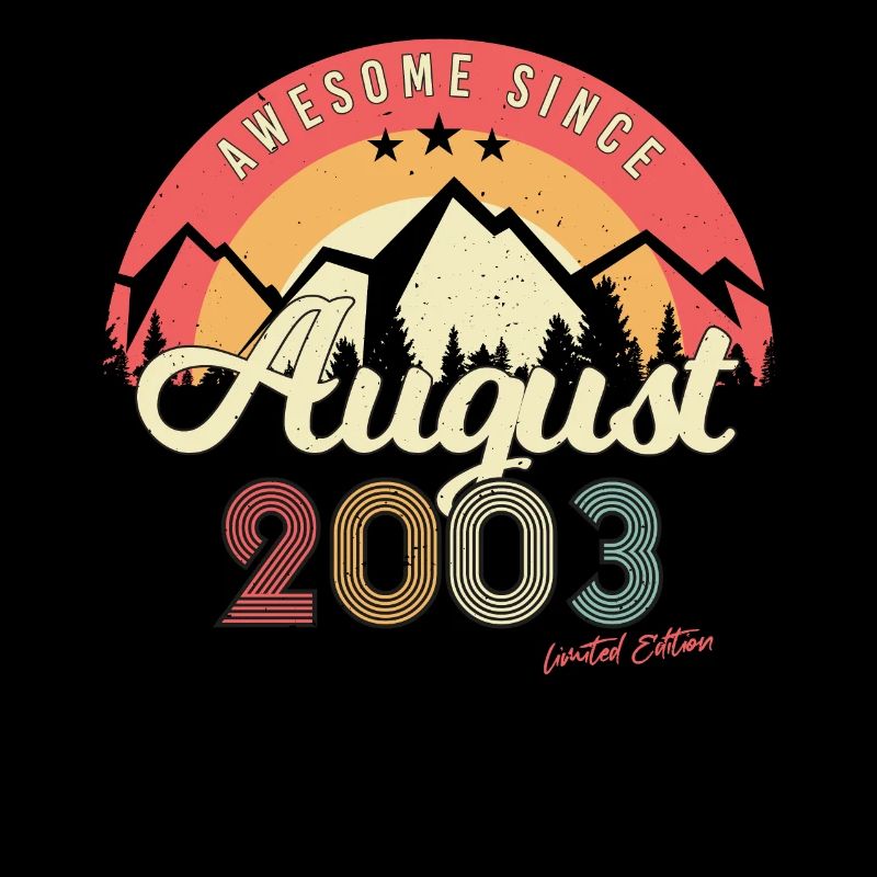 Salutations d’anniversaire août 2003