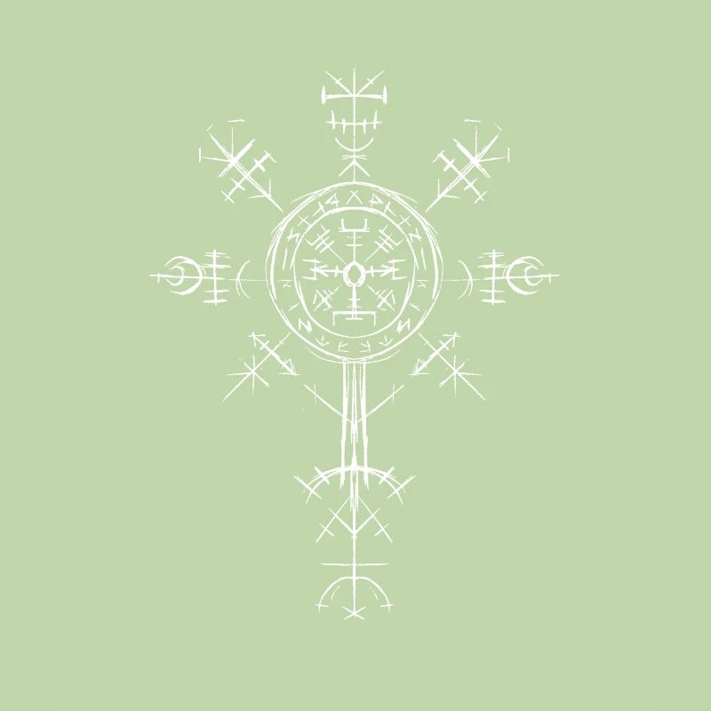 Celtic Vikinger Vegvisir compas Vikings