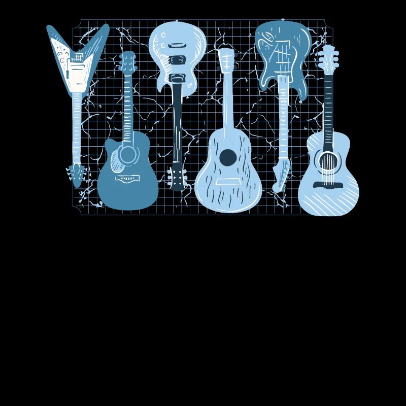 Retro akustische E -Gitarren -String -Instrument Ä