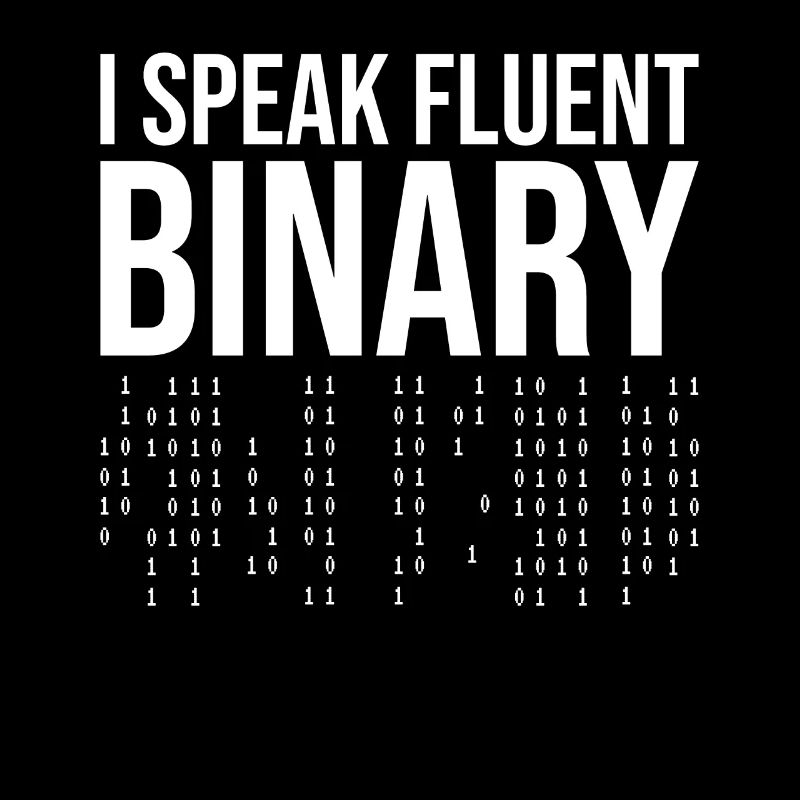 I Speak Fluent Binary Programmer Developer Program