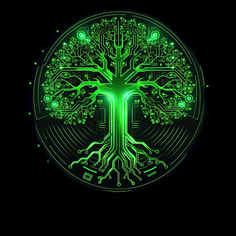 Circuit Board Tree of Life Computer Science Progra
