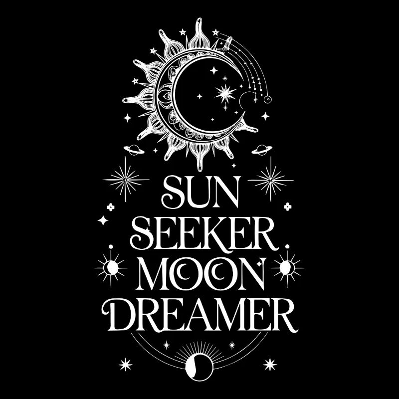 Celestial Moon Sun Witchy Astrology Lover Pagan