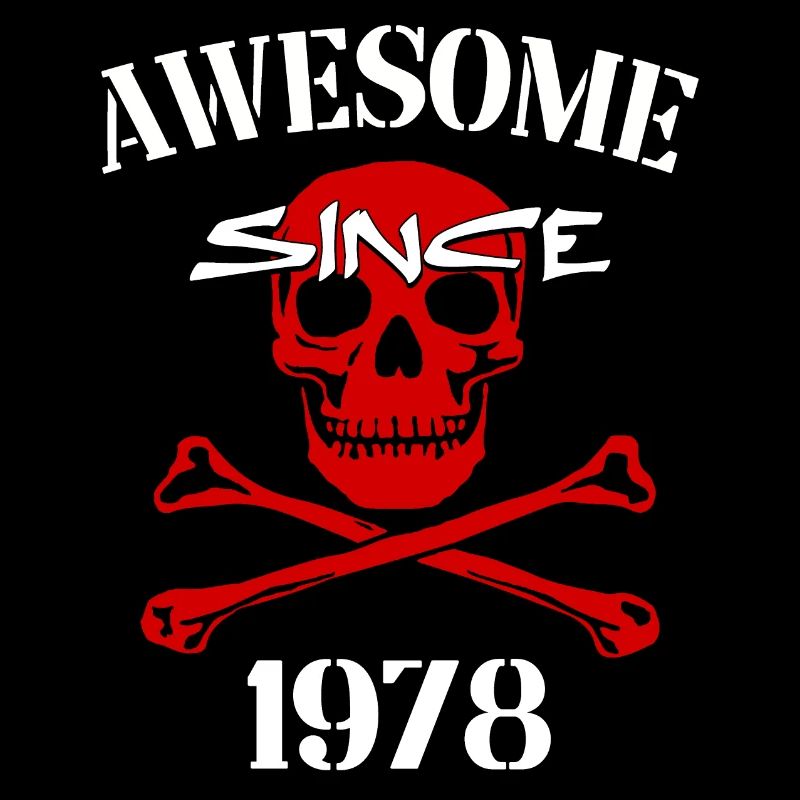 Awesome since 1978 Red Skull