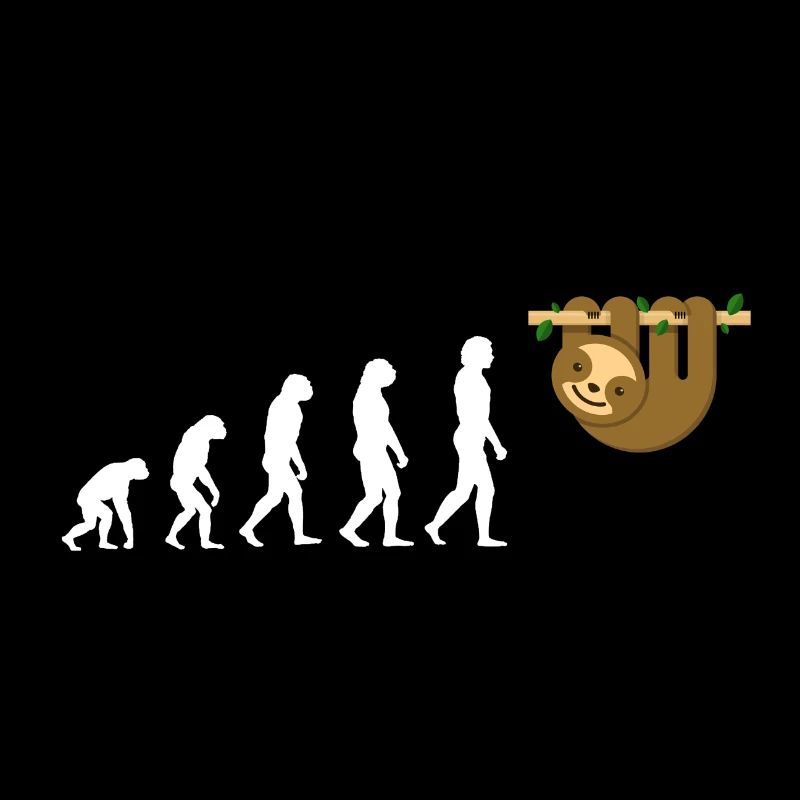 Evolution Paresse Paresse Animal Amour Amour Doux Amour