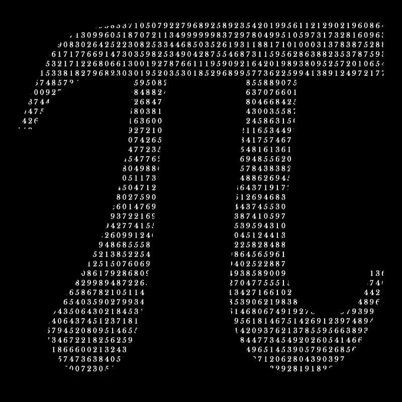 Icône de numéro de cercle de nerd de mathématiques mathématiques Pi