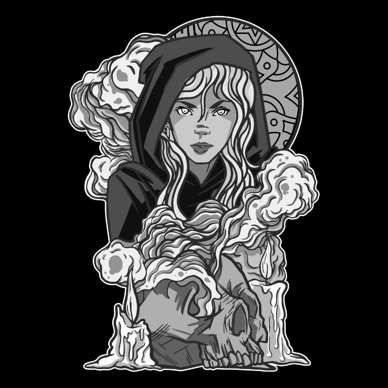 Occult-Hexe-Mädchen Gothic Punk