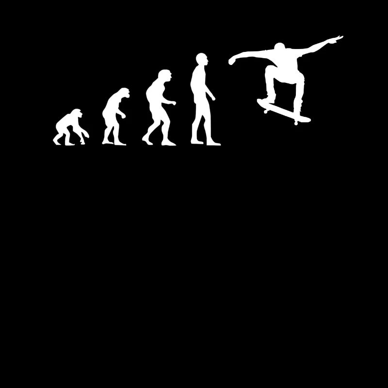 planche à roulettes t-shirt cadeau skate evolution oll