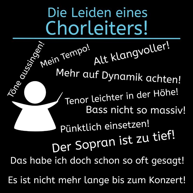 Leiden eines Chorleiters