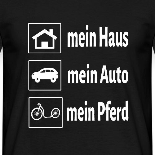 haus boot untereinander w - Männer T-Shirt