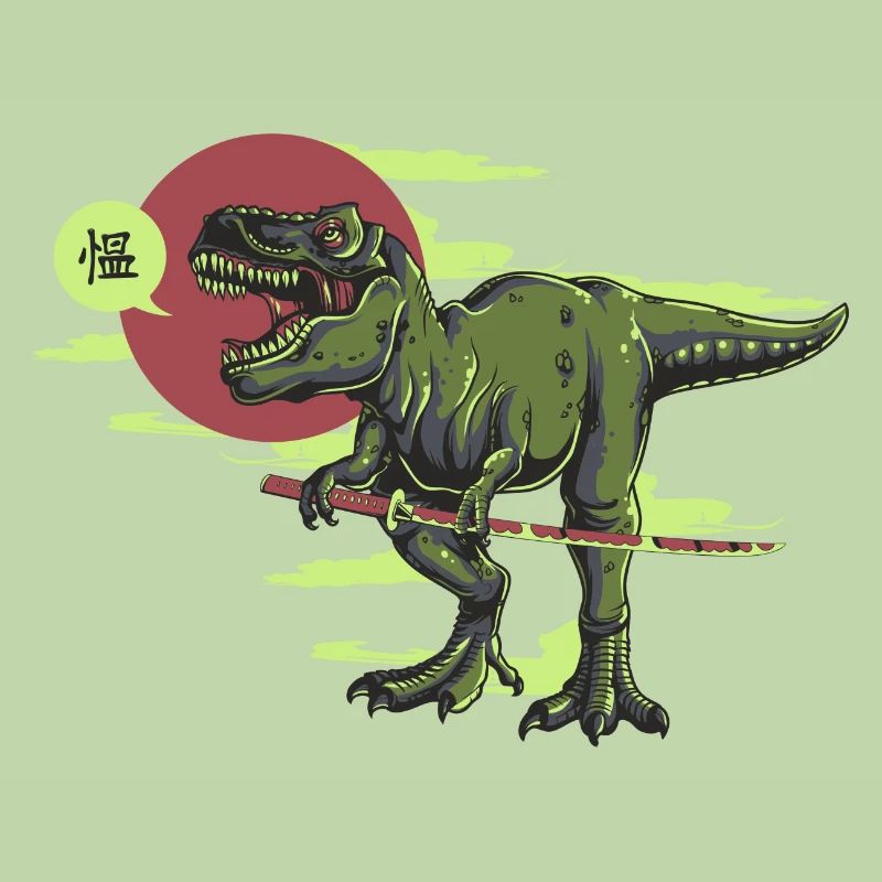 Samurai Rex Dinosaurier
