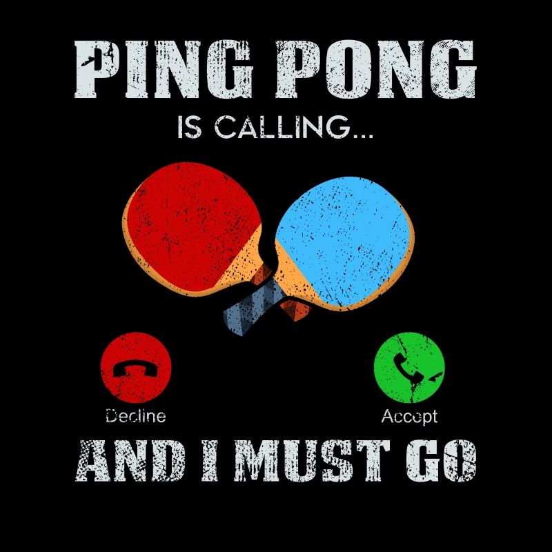 Idée de cadeau de ping-pong sur le ping-pong