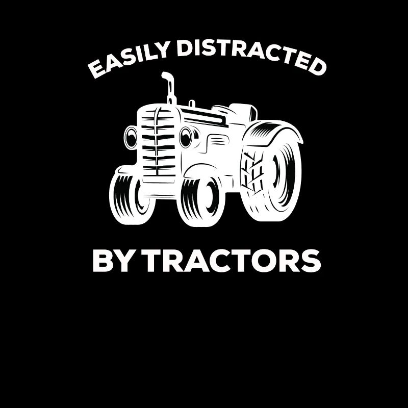 Easily distracted by tractors Bauer farmer
