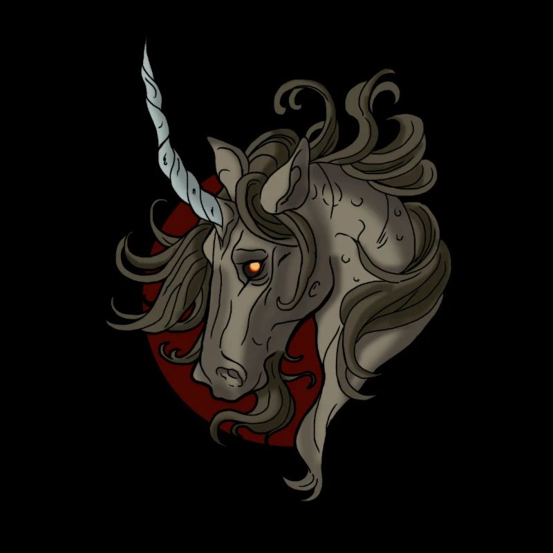 Einhorn Licorne Goth