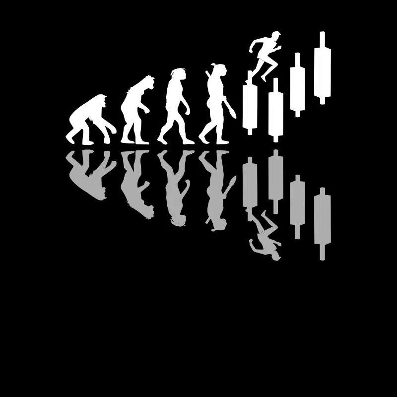Human Evolution Day Trader Humor Trading Investor