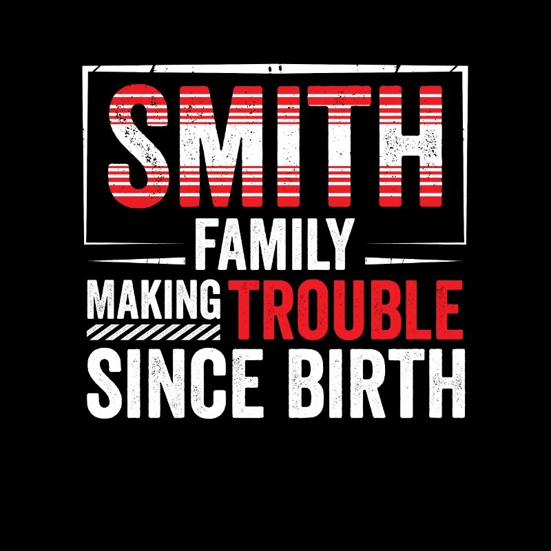 Smith Geburt Familie Team Geschenkidee