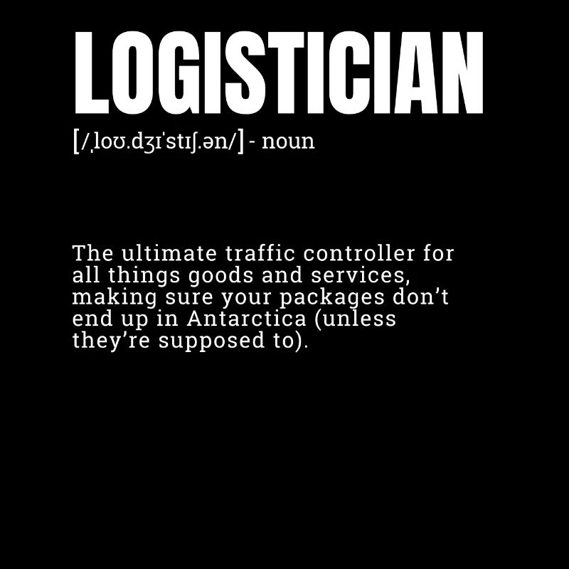 Logistics Traffic Controller Goods Packages Humor