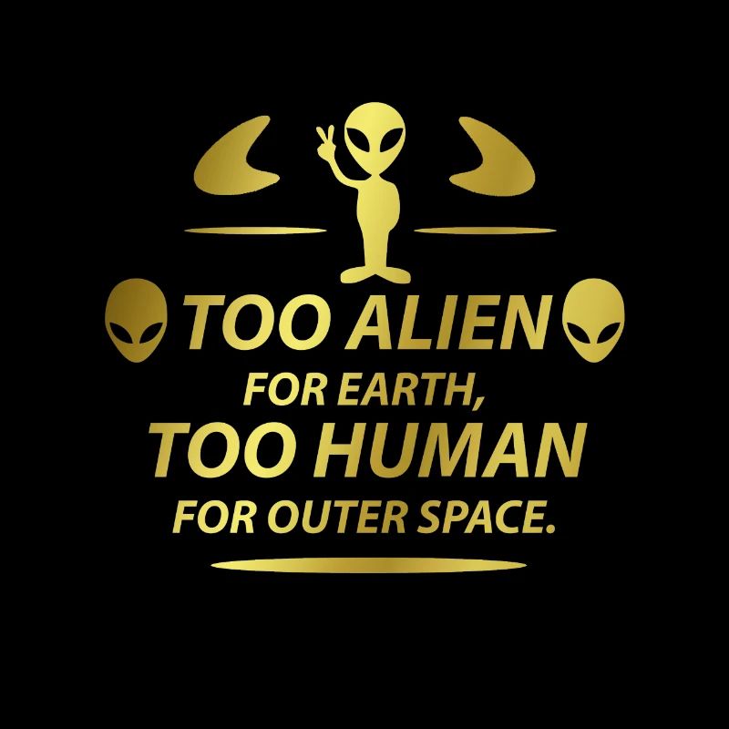 Alien | Weltraum Zeichen Ausserirdisch Geschenk