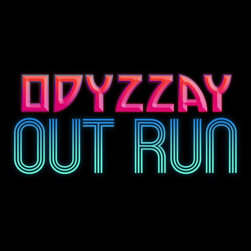 Odyzzay Out Run Neon Gradient