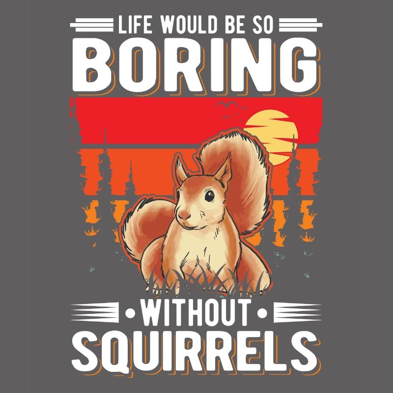 Eichhörnchen Geschenk Squirrel Grauhörnchen