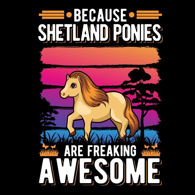 Parce que les poneys Shetland sont impressionnants