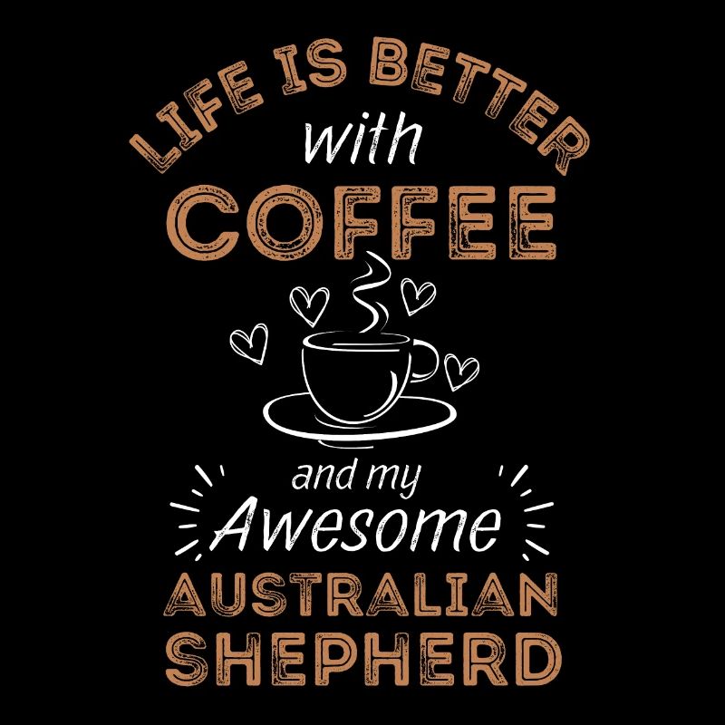 Australian Shepherd Coffee Dog Cafe