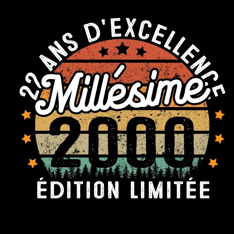Cadeau d'anniversaire 22 Ans Millésime 2000
