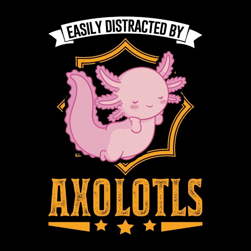 Easily distracted by Axolotls Tail Luch