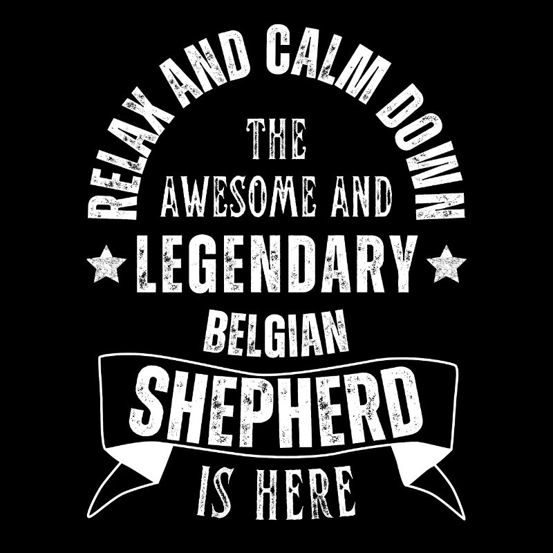Legendary Belgian Shepherd retro vintage