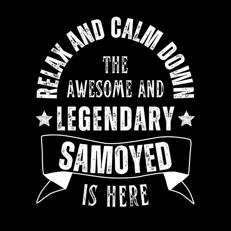 Relax my legendary Samojede is here Retro