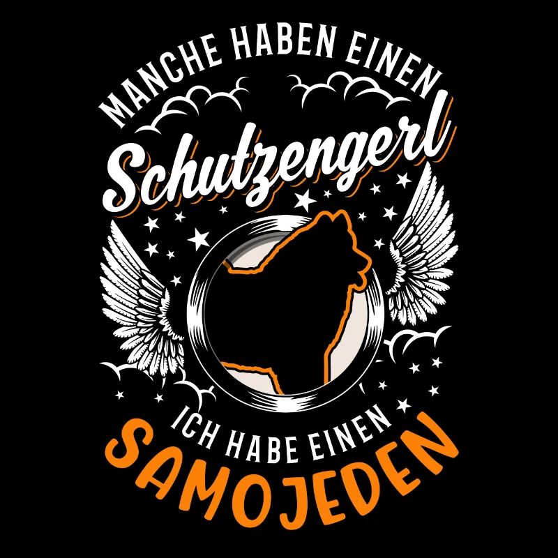 Samojede Schutzengel Schlittenhund Samojeden