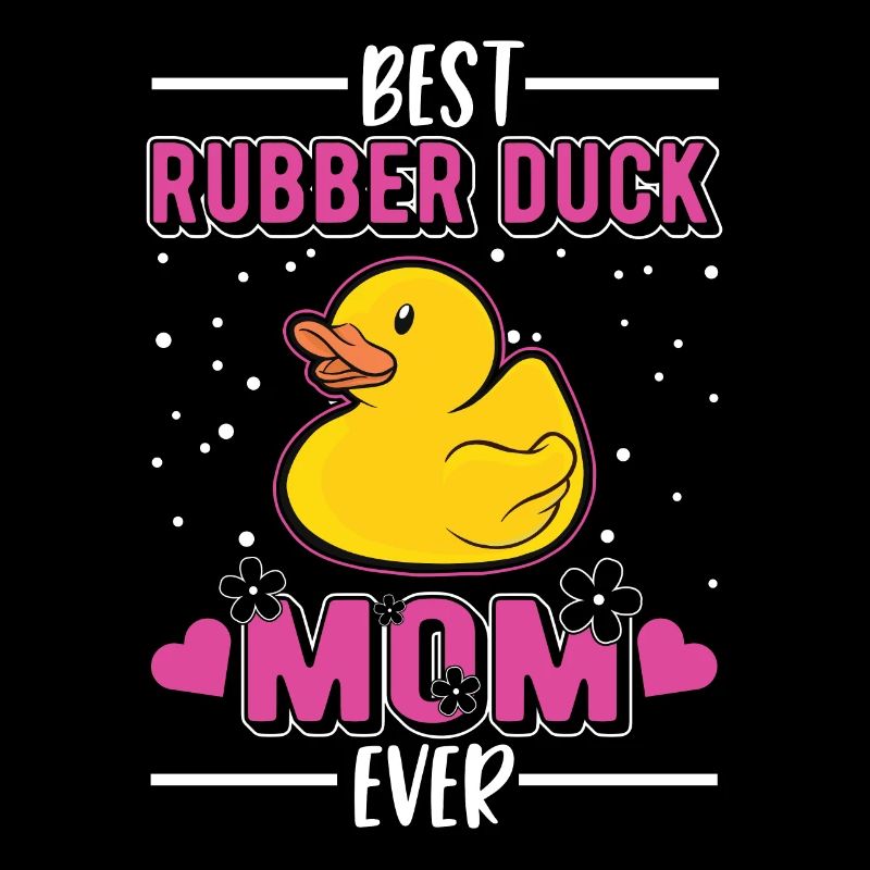 Best Rubber Duck Mom Ever Rubber Ducks Mama Bathing Duck