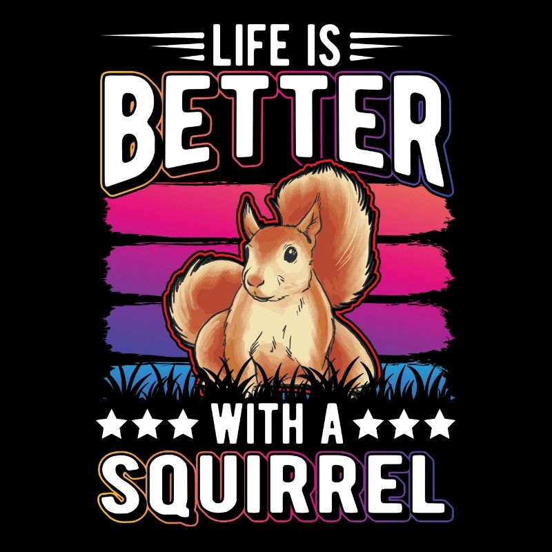 La vie est meilleure avec un écureuil Eichhörnchen