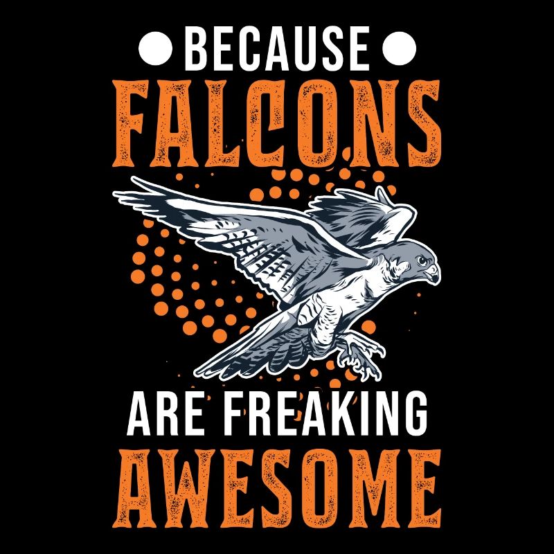 Because Falcons are freaking awesome Falke